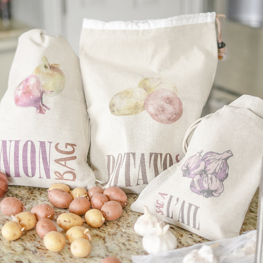 Sac de rangement à oignons||Onion storage bag