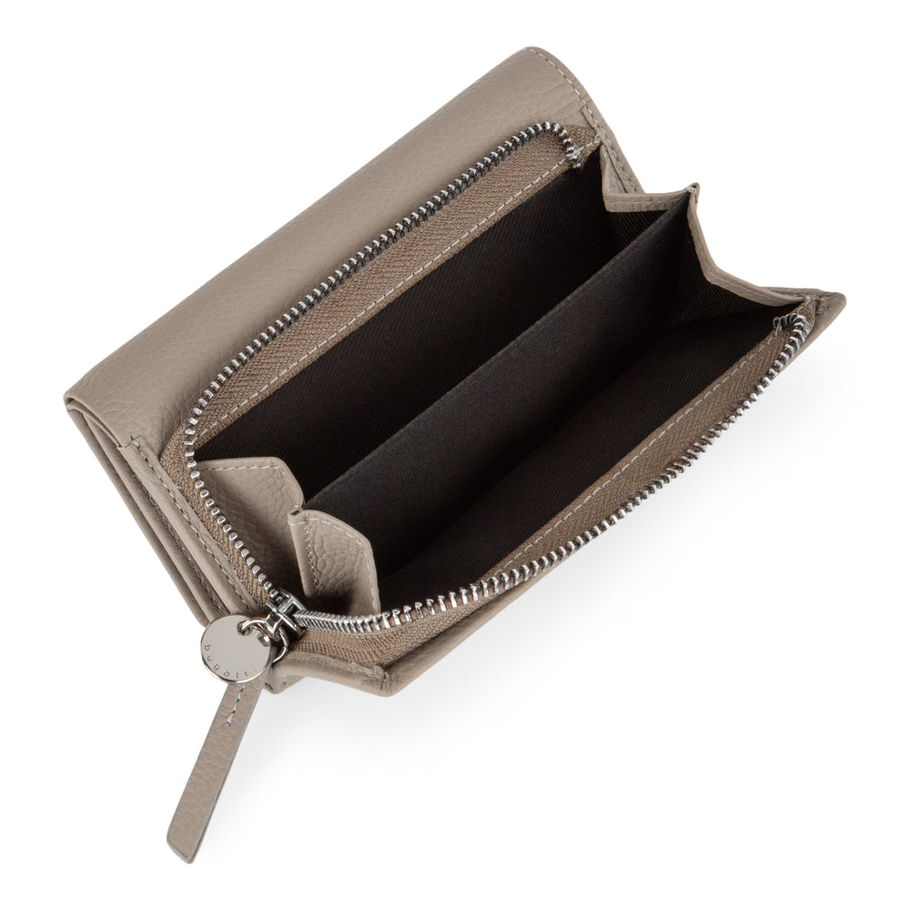 Grand portefeuille pliable en cuir||Large folding leather wallet