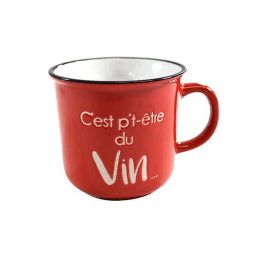 Tasse vintage - Vin||Vintage mug - Wine