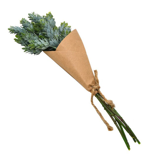 Bouquet de feuillage enveloppé||Wrapped foliage bouquet