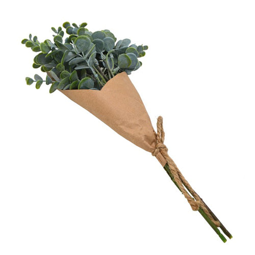 Bouquet d'eucalyptus enveloppé||Wrapped Eucalyptus bouquet