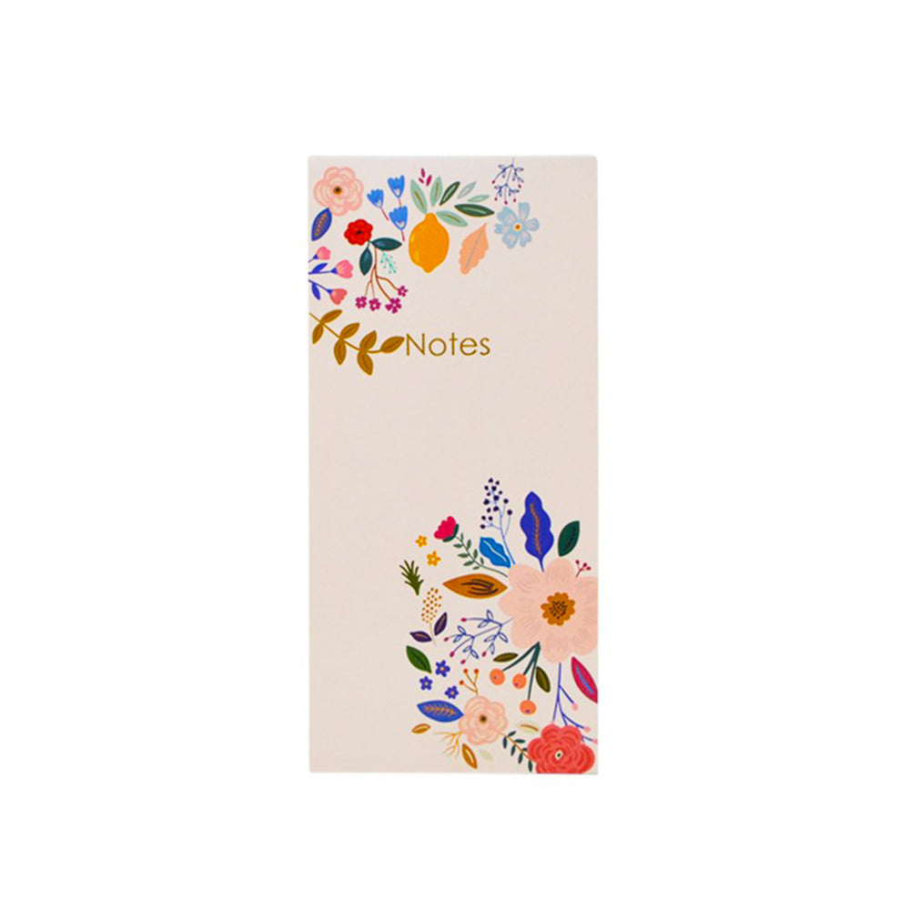 Calepin de note - Fleuri||Notepad - Floral