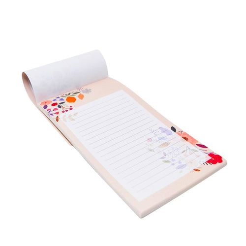 Bloc note - Fleuri||Lined notepad - Floral