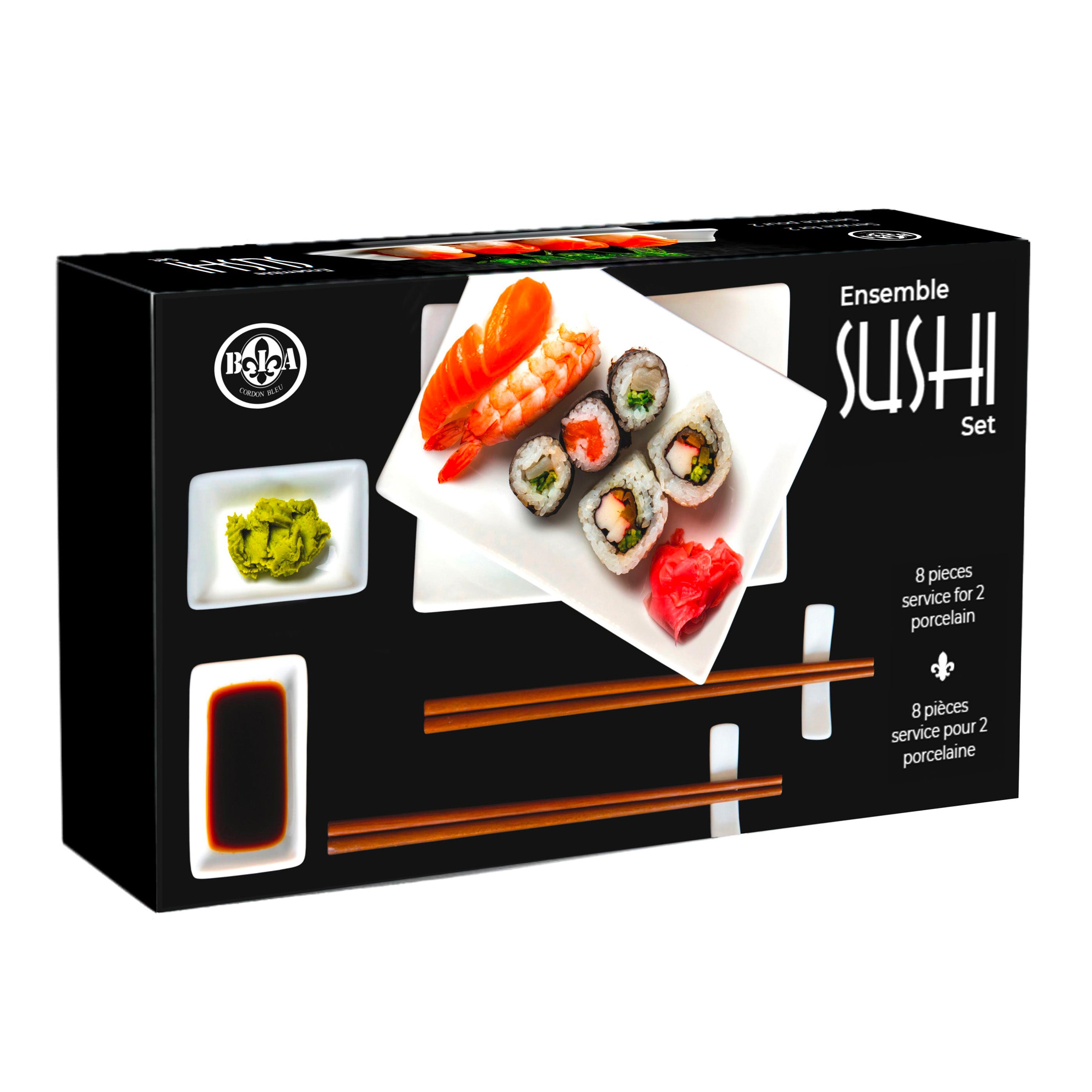 Sushi set - 8 pieces | Sets of dishes | Boutique Kozy