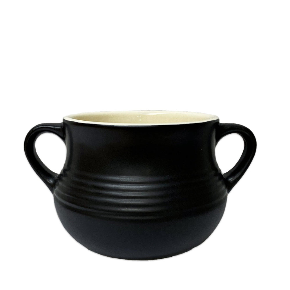 Bol vintage pour soupe à l'oignon - Noir||Vintage bowl for onion soup - Black
