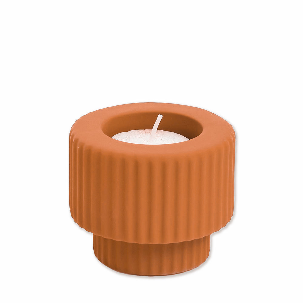 Porte-chandelle rouille - Cera||Rusty candle holder - Cera