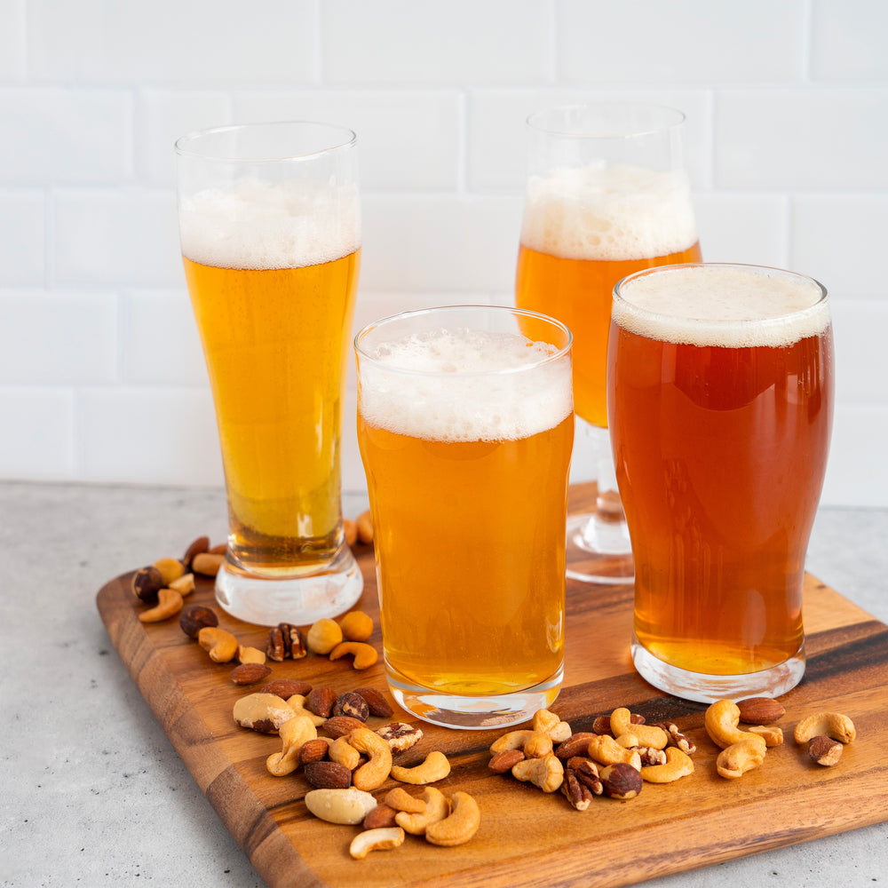 Ensemble de 4 verres à bière||Set of 4 beer glasses
