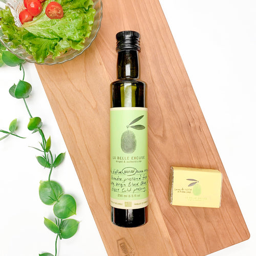 Huile d'olive cadeau La Belle Excuse||Olive oil gift La Belle Excuse