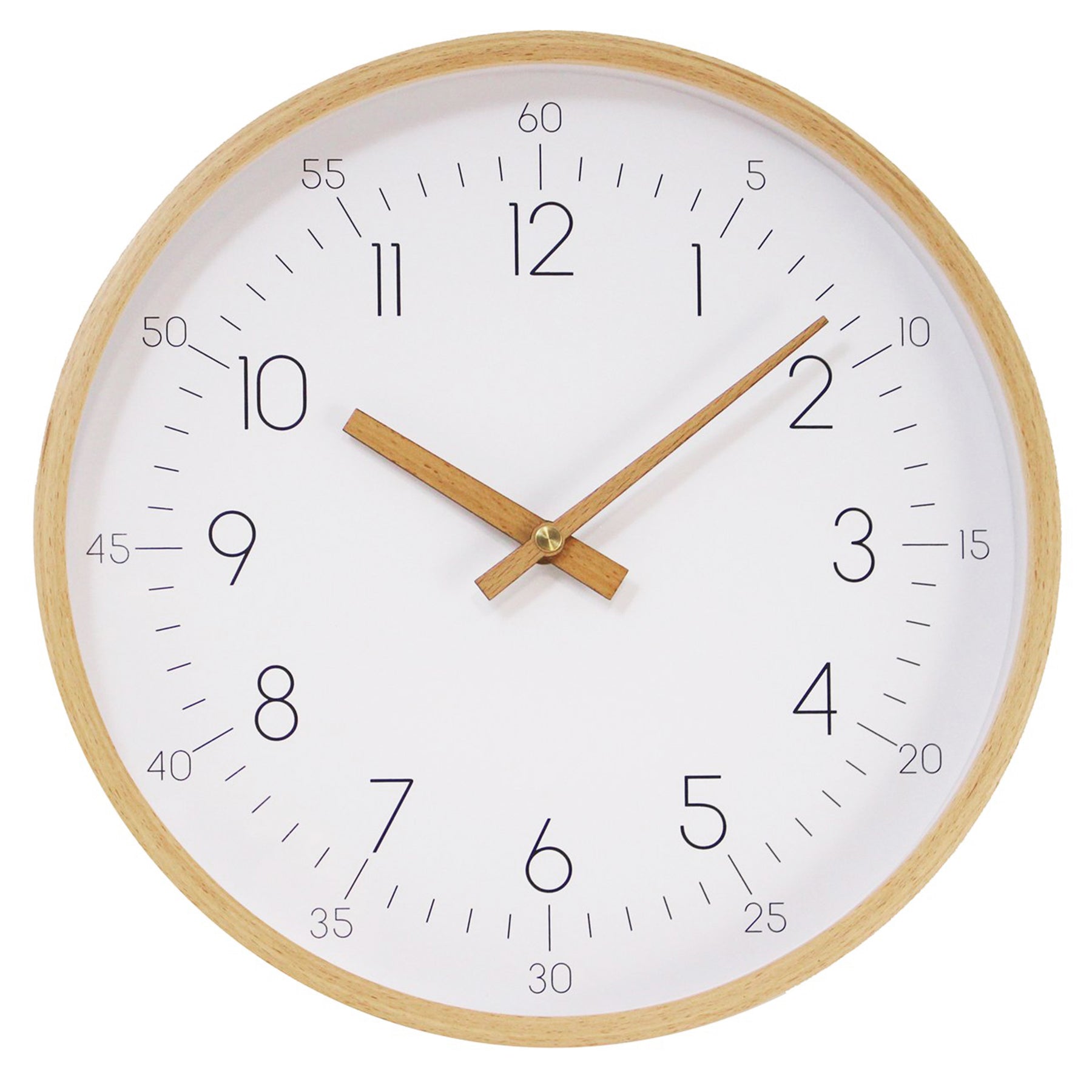 Wall clock-White wood | Decoration accessories | Boutique Kozy