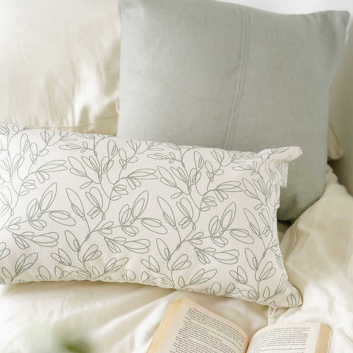 Coussin motifs floraux||Rectangle Cushion - Floral pattern