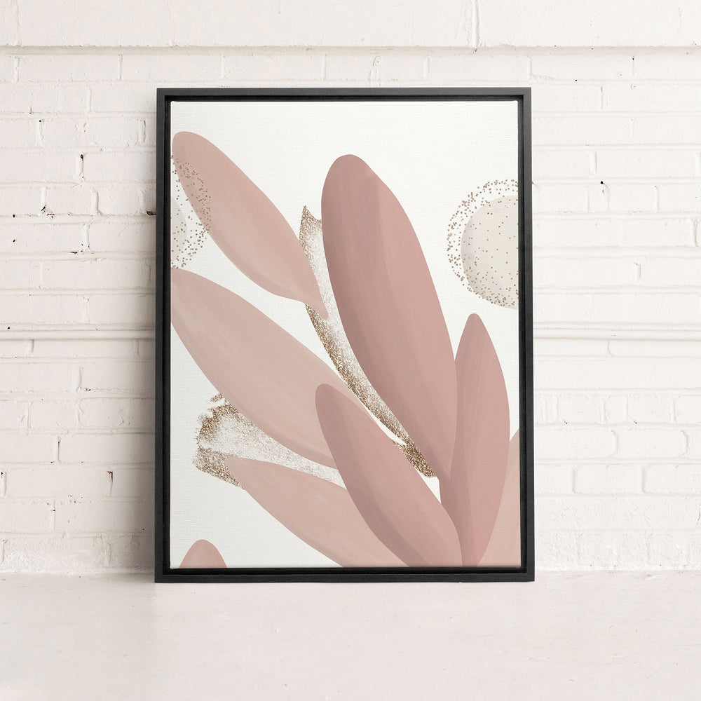 Toile - Feuillage rose||Canvas - Pink foliage