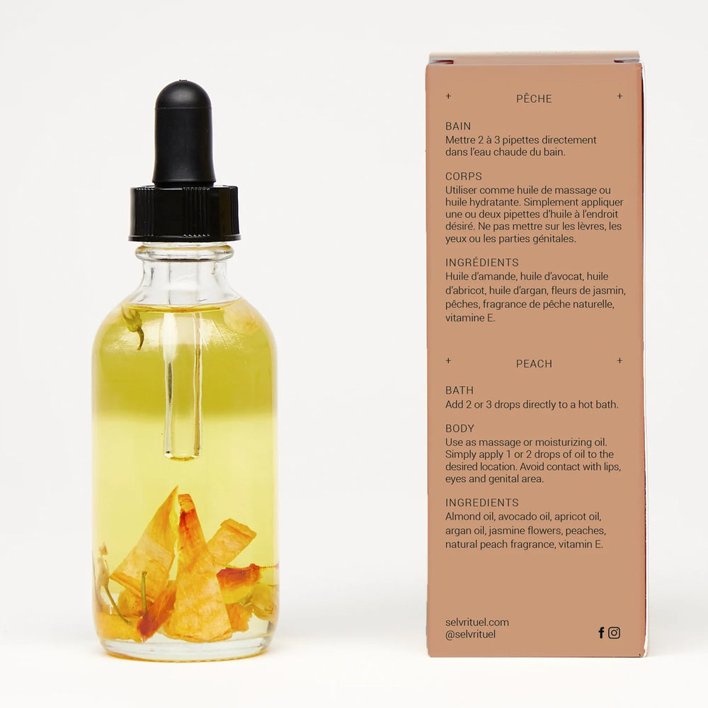 Flacon huile botanique - Luv||Botanical Bath and Body Oil - Luv