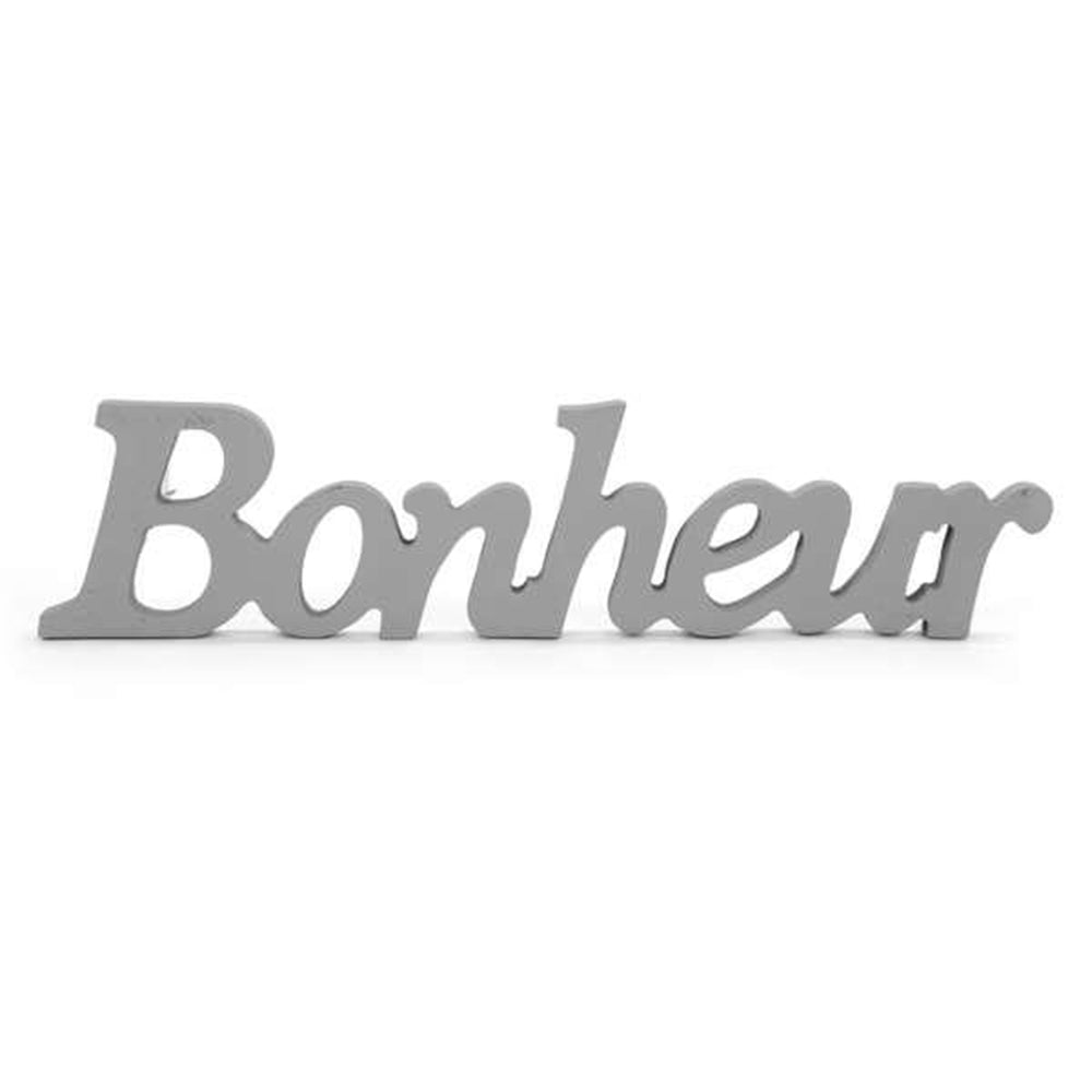 « Bonheur » en bois décoratif||"Bonheur'' made of decorative wood