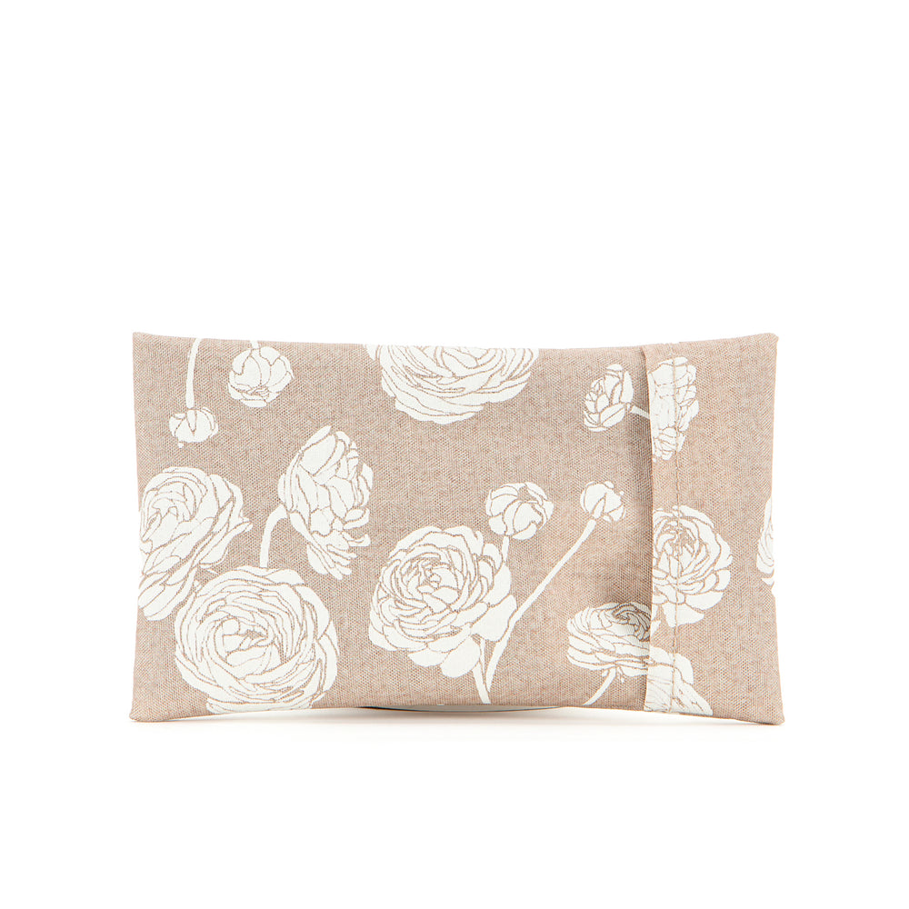 Sac de glace polyester - Pivoines blanches||Polyester ice pack - White peonies