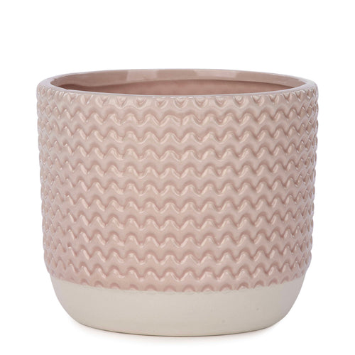 Cache-pot céramique - Rose||Ceramic flowerpot - Pink