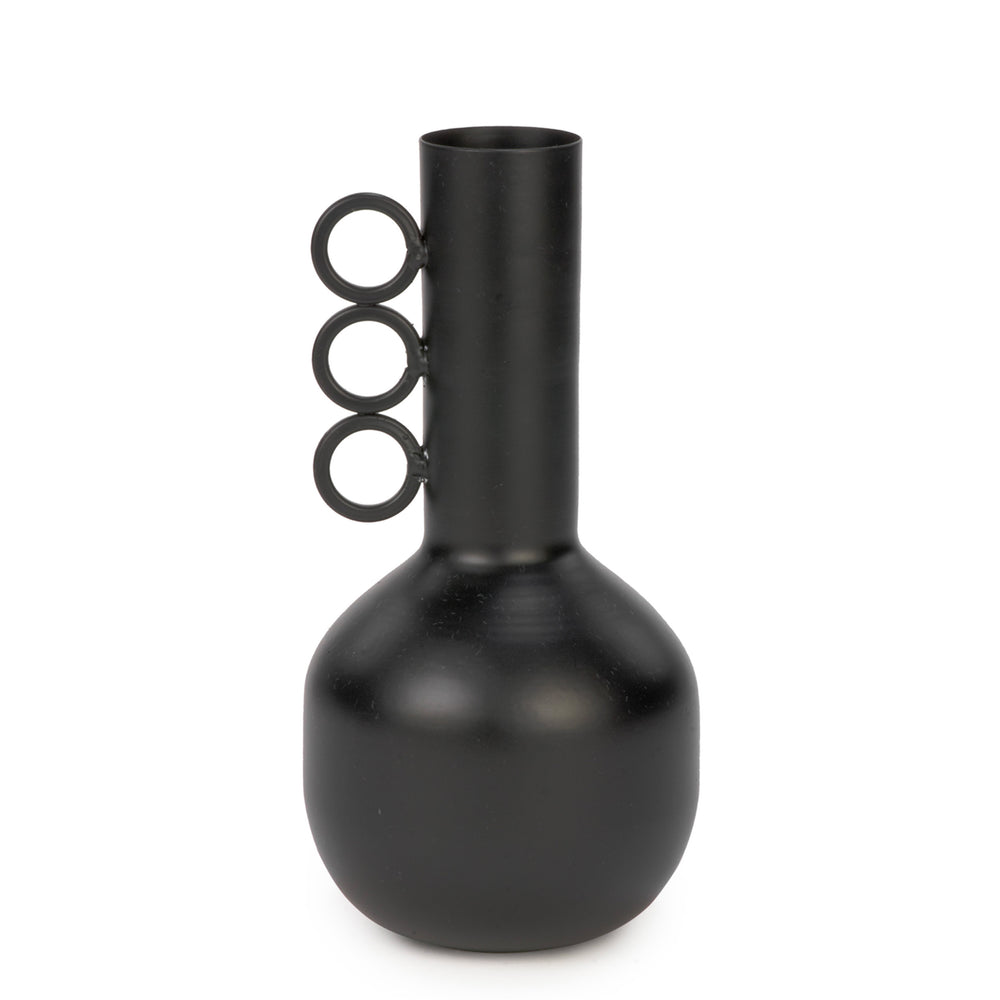 Vase avec 3 anses - Noir||Vase with 3 handles - Black