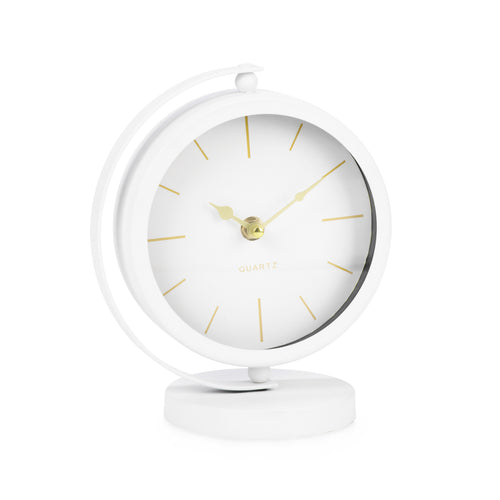 Petite horloge de table - Blanche||Small table clock - White