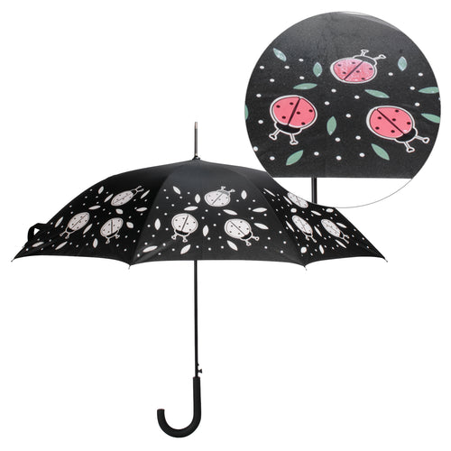 Parapluie changeant de couleur - Coccinelles||Color changing umbrella - Ladybugs