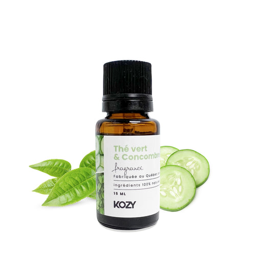 Huile parfumée - Thé vert & concombre||Scented oil - Green tea and cucumber