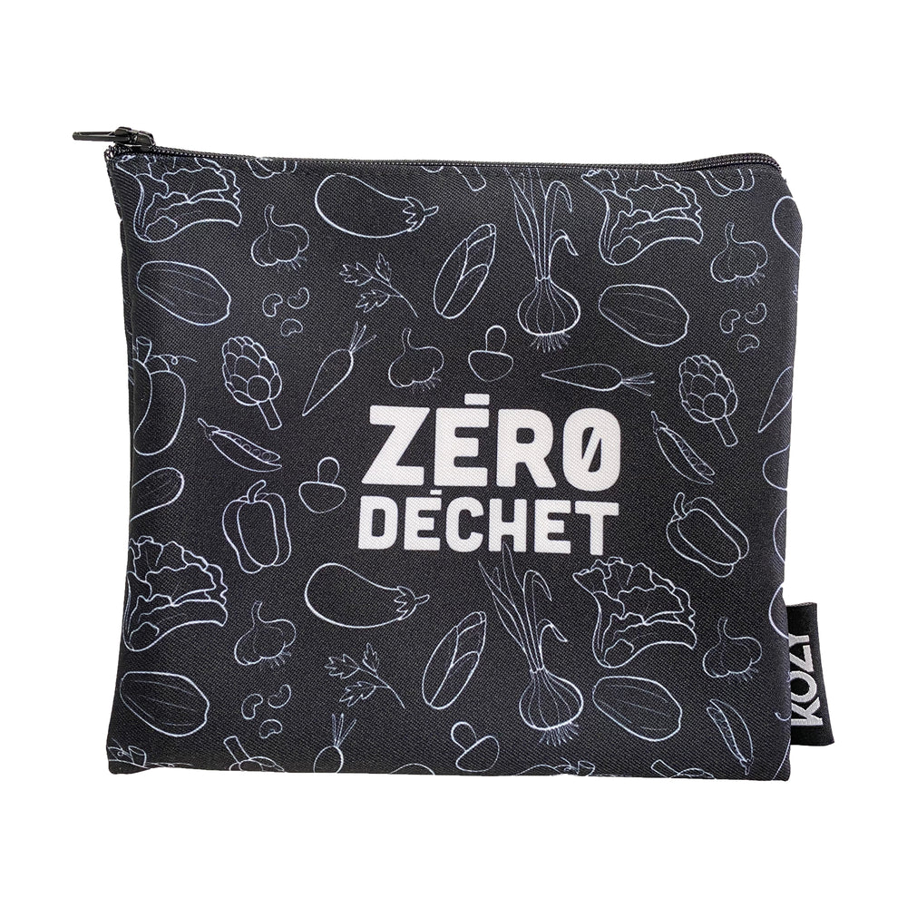 Sac collation réutilisable moyen - Zéro déchet||Reusable medium snack bag - Zéro déchet