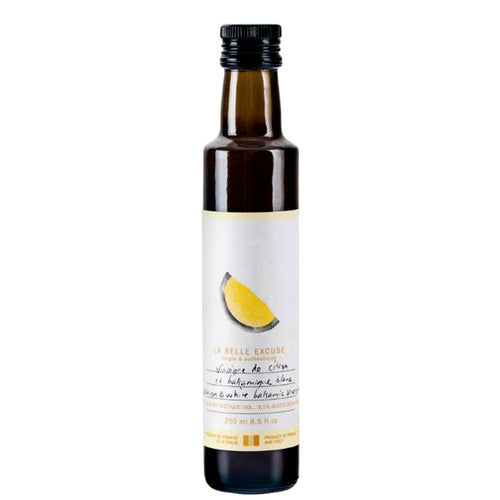 Vinaigre de citrons et balsamique blanc||Lemon and white balsamic vinegar
